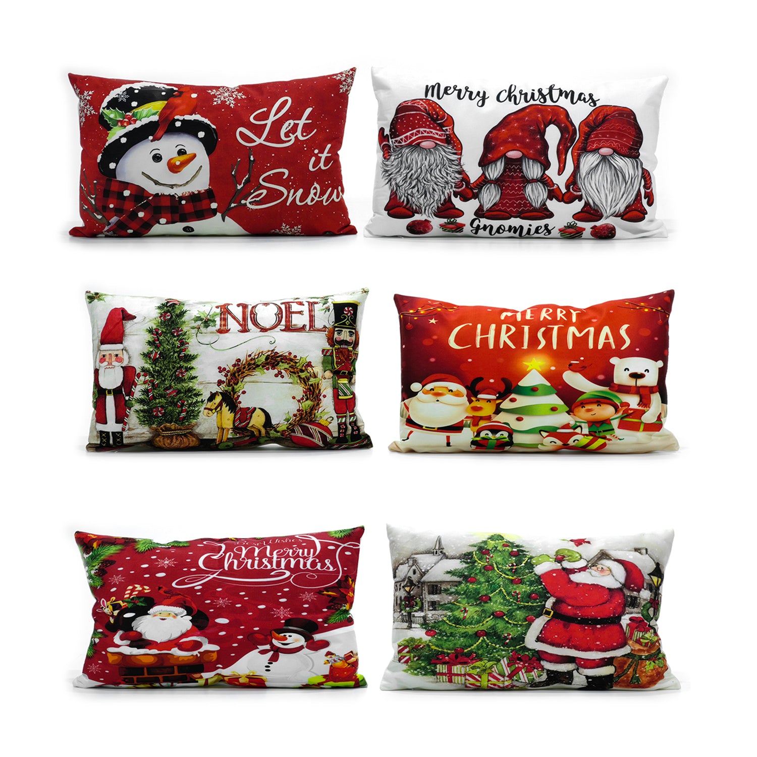 VESTIAMO CASA GRAN NATALE - Cuscino Natalizio Sfoderabile 50x30 cm